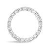 3ct Oval Lab Grown Diamond Full Eternity Ring White Gold