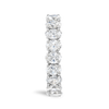1.2ct Oval Lab Grown Diamond 9-Stone Eternity Ring White Gold