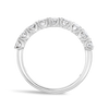 1.2ct Oval Lab Grown Diamond 9-Stone Eternity Ring White Gold
