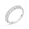 1.2ct Oval Lab Grown Diamond 9-Stone Eternity Ring White Gold