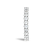 1.5ct Oval Lab Grown Diamond Full Eternity Ring White Gold