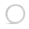 1.5ct Oval Lab Grown Diamond Full Eternity Ring White Gold