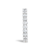0.7ct Oval Lab Grown Diamond 13-Stone Eternity Ring White Gold