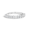 0.7ct Oval Lab Grown Diamond 13-Stone Eternity Ring White Gold