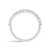 0.7ct Oval Lab Grown Diamond 13-Stone Eternity Ring White Gold