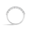 1ct Round Lab Grown Diamond 9-Stone Eternity Ring White Gold