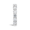 2ct Round Lab Grown Diamond 7-Stone Eternity Ring White Gold