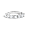 2ct Round Lab Grown Diamond 7-Stone Eternity Ring White Gold