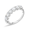 2ct Round Lab Grown Diamond 7-Stone Eternity Ring White Gold