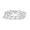 5.5ct Round Lab Grown Diamond Full Eternity Ring White Gold