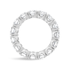 5.5ct Round Lab Grown Diamond Full Eternity Ring White Gold