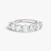 2.5ct Round Lab Grown Diamond 7-Stone Eternity Ring White Gold
