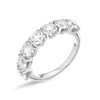2.5ct Round Lab Grown Diamond 7-Stone Eternity Ring White Gold