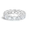 7ct Round Lab Grown Diamond Full Eternity Ring White Gold