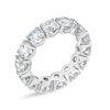 7ct Round Lab Grown Diamond Full Eternity Ring White Gold