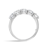 2ct Round Lab Grown Diamond 5-Stone Eternity Ring White Gold