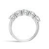 2.5ct Round Lab Grown Diamond 5-Stone Eternity Ring White Gold