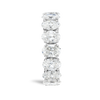 7ct Oval Lab Grown Diamond Full Eternity Ring White Gold