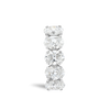 2ct Oval Lab Grown Diamond Half Eternity White Gold