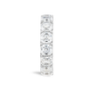 7ct Asscher Lab Grown Diamond Full Eternity White Gold