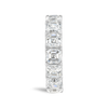 3.5ct Asscher Lab Grown Diamond 7-Stone Eternity White Gold
