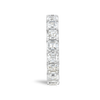 4.5ct Asscher Lab Grown Diamond Full Eternity White Gold