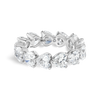 5ct Heart Lab Grown Diamond Full Eternity White Gold