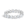 3.5ct Heart Lab Grown Diamond Full Eternity White Gold