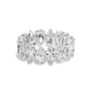 6ct Pear Lab Grown Diamond Full Eternity White Gold