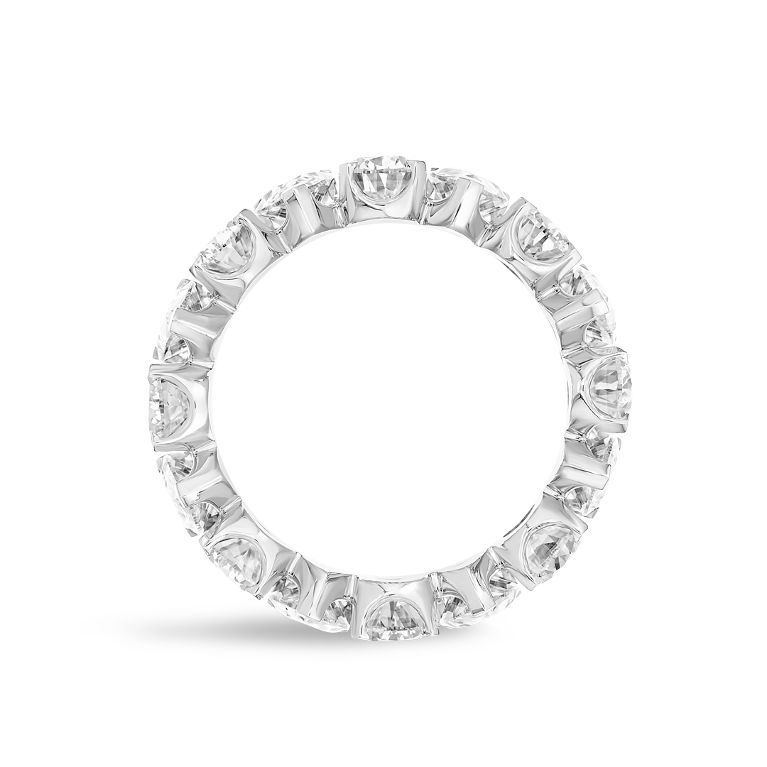 6ct Pear Lab Grown Diamond Full Eternity White Gold