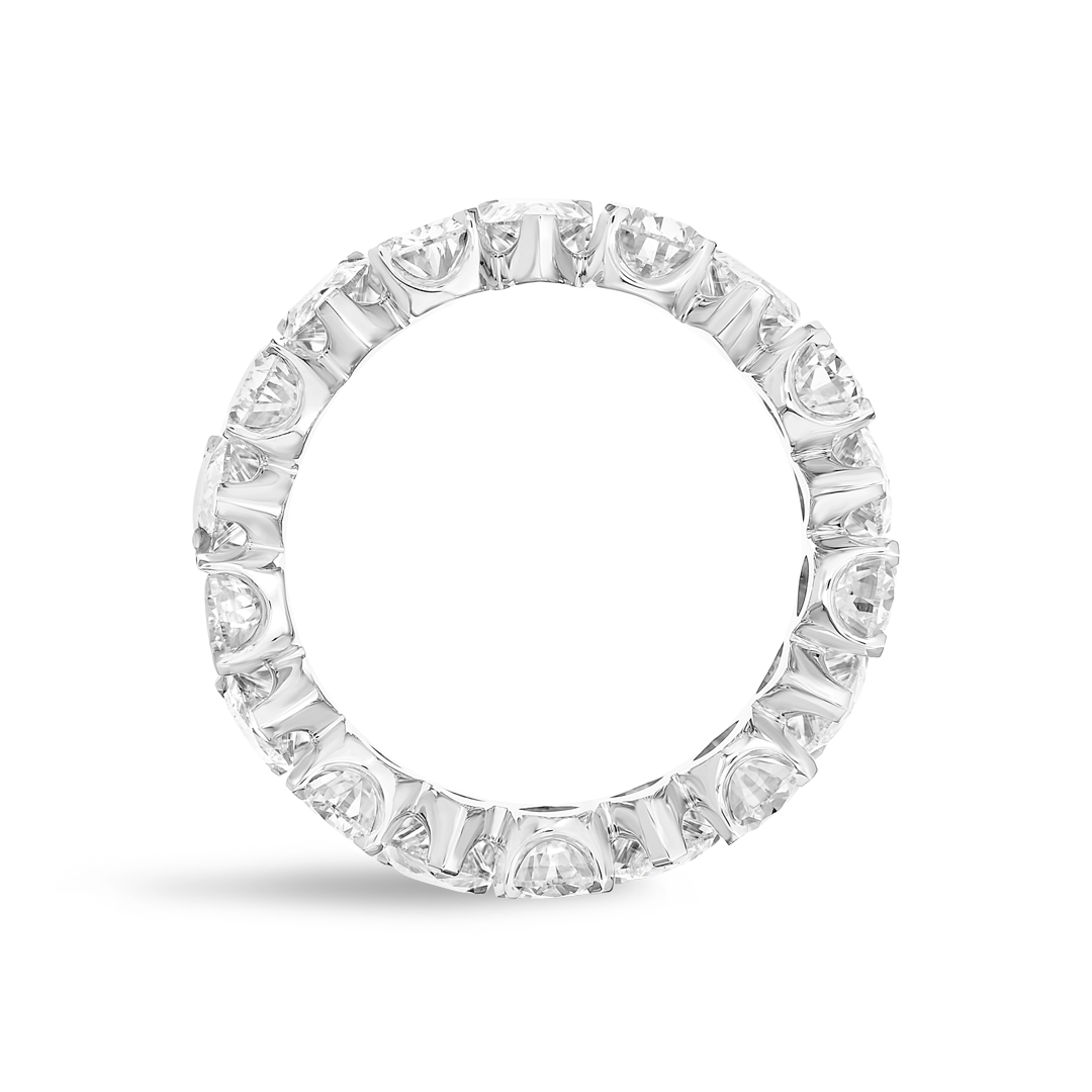 5ct Pear Lab Grown Diamond Full Eternity White Gold