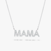 Mama Natural Diamond Pendant White Gold