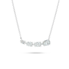 Pear Natural Diamond Wing Pendant White Gold