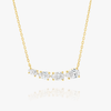 Pear Natural Diamond Wing Pendant Yellow Gold