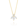 Pixie Wing Natural Diamond Pendant Yellow Gold