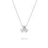 Lab-Grown Diamond Cluster Pendant White Gold