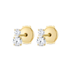 Duo Lab-Grown Diamond Earrings Yellow Gold
