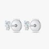 Mini Duo Lab-Grown Diamond Earrings White Gold