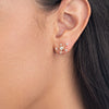 Lab-Grown Diamond Galaxy Earrings Yellow Gold