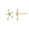 Lab-Grown Diamond Galaxy Earrings Yellow Gold