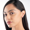 Heart & Round Duo Lab-Grown Diamond Earrings Yellow Gold