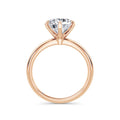 Frankie 18k Rose Gold Round Solitaire
