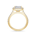 Freya 18k Yellow Gold Asscher Halo