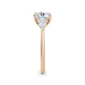 Freya 18k Rose Gold Cushion Trilogy