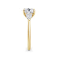Freya 18k Yellow Gold Cushion Trilogy