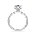 Freya 18k White Gold Cushion Diamond Band