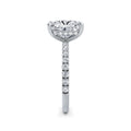 Freya Platinum Elongated Cushion Diamond Band