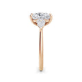 Freya 18k Rose Gold Elongated Cushion Trilogy