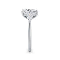 Freya 18k White Gold Elongated Cushion Trilogy