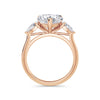 Freya 18k Rose Gold Heart Trilogy